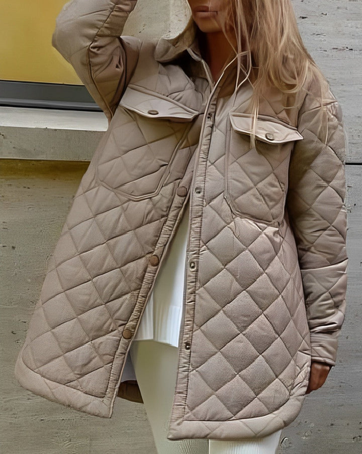 Drune | Jacke Gürtel Leichtgewichtig Jacke Winterjacke für Damen