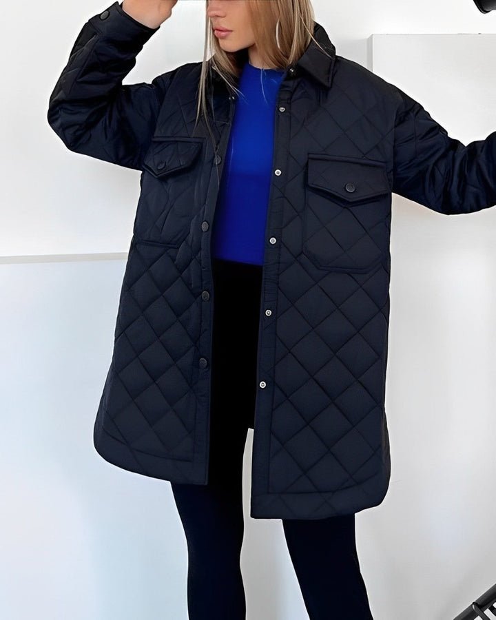 Drune | Jacke Gürtel Leichtgewichtig Jacke Winterjacke für Damen