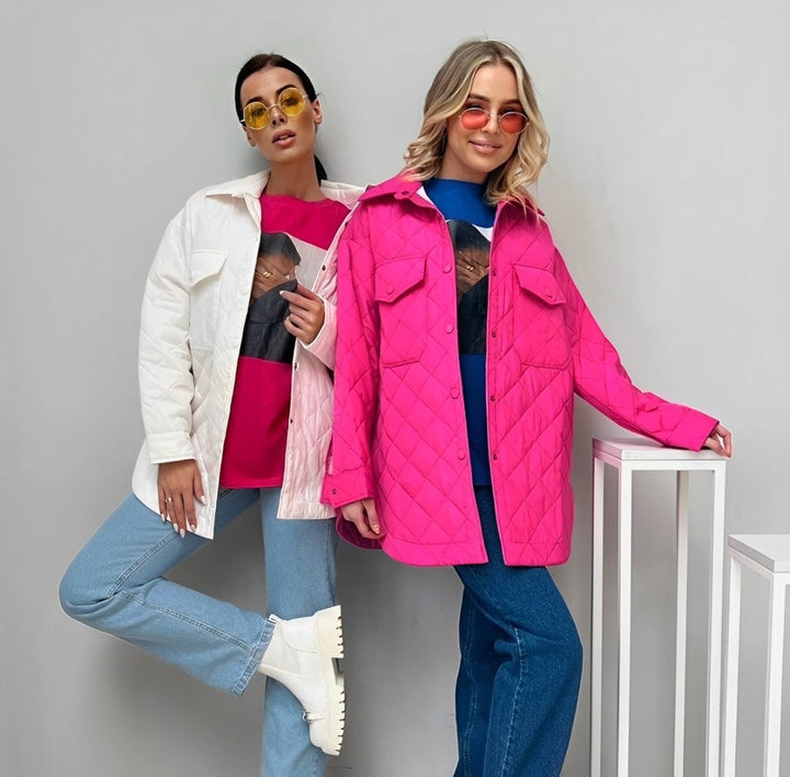Drune | Jacke Gürtel Leichtgewichtig Jacke Winterjacke für Damen