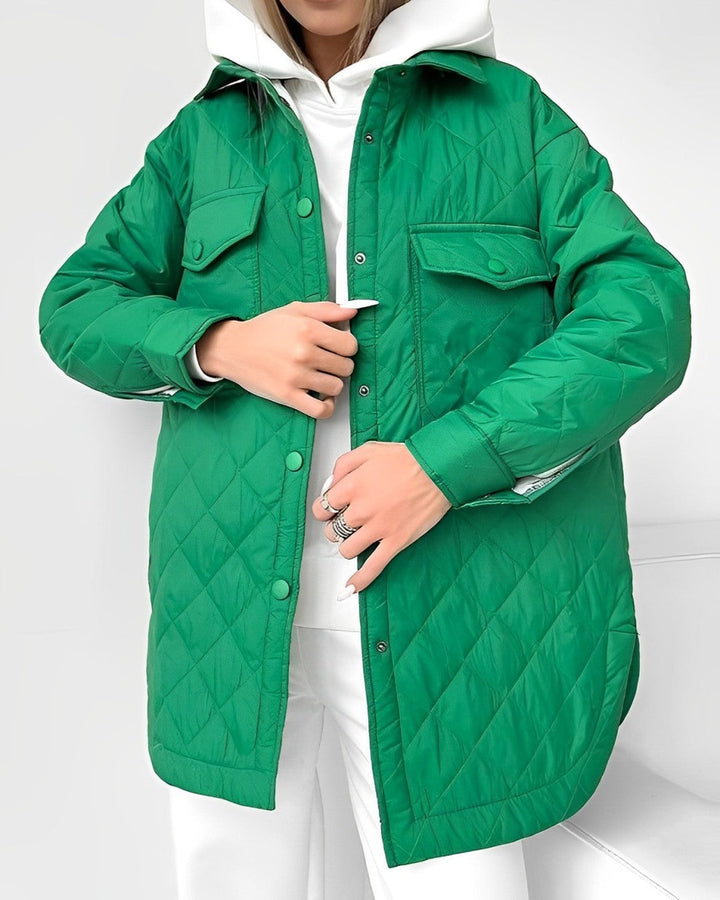 Drune | Jacke Gürtel Leichtgewichtig Jacke Winterjacke für Damen