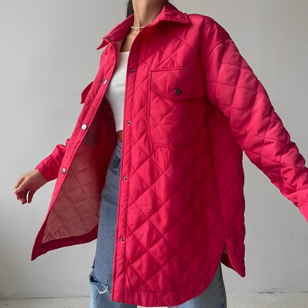 Drune | Jacke Gürtel Leichtgewichtig Jacke Winterjacke für Damen