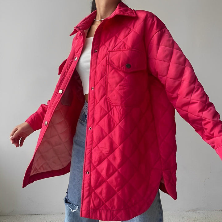 Drune | Jacke Gürtel Leichtgewichtig Jacke Winterjacke für Damen