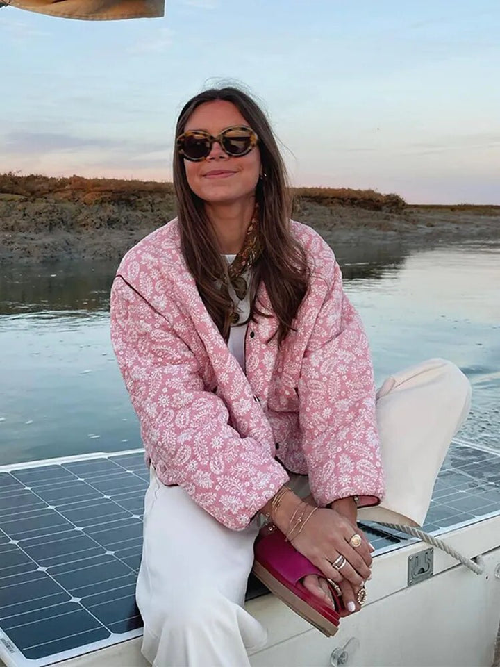 Drune | Jacke Rosa Übergrößentyp Damenjacke Damenjacke
