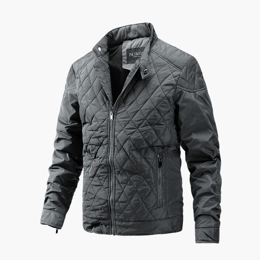 Drune | Jacke Zip-Up Winter Karierte Jacke