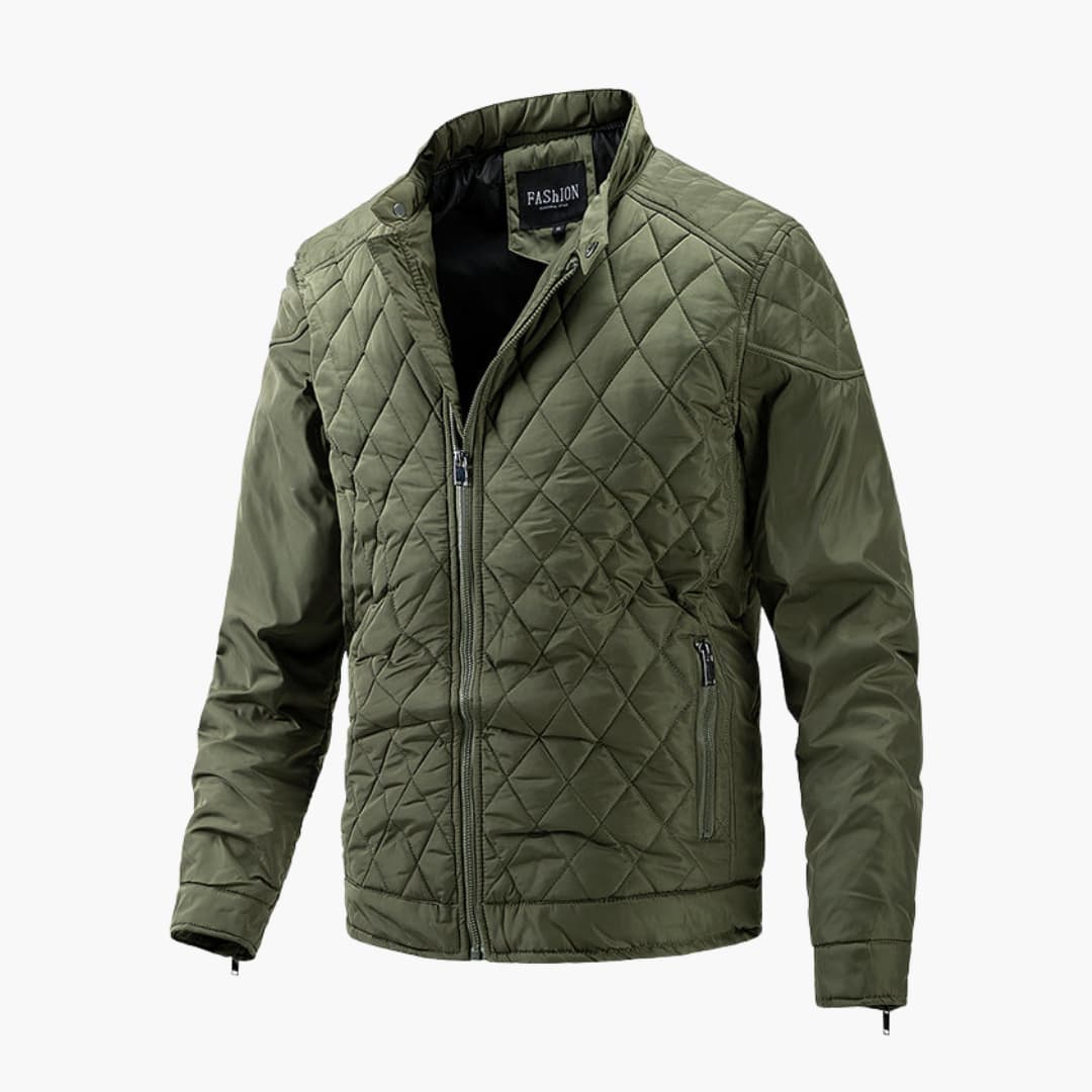 Drune | Jacke Zip-Up Winter Karierte Jacke