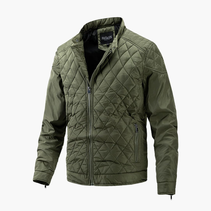 Drune | Jacke Zip-Up Winter Karierte Jacke