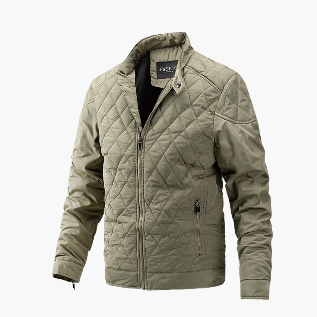 Drune | Jacke Zip-Up Winter Karierte Jacke