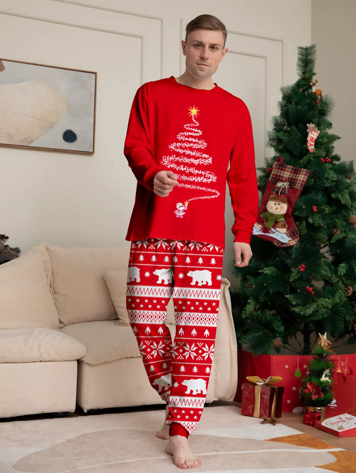 Drune | Weihnachts-Pyjama-Set - Weiche, Warme & Gemütliche Passende Outfits für die Feiertage