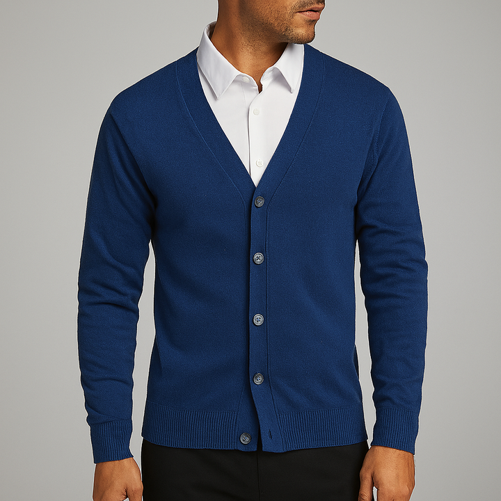 Drune | Eleganter V-Ausschnitt Cardigan für Männer