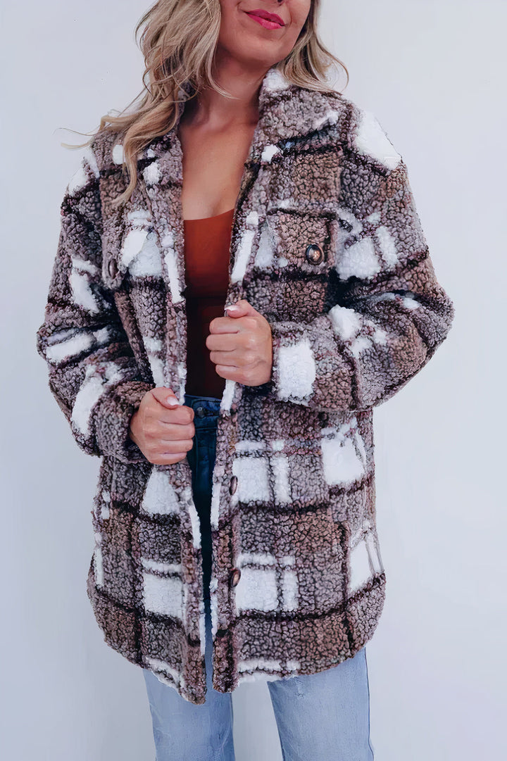 Drune | Eleganter Warmer und Bequemer Damenmantel Aus Fleece