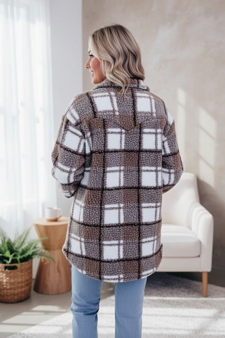 Drune | Eleganter Warmer und Bequemer Damenmantel Aus Fleece