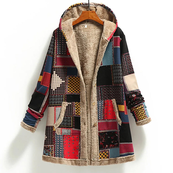 Drune | Fuzzy Patchwork Jacke