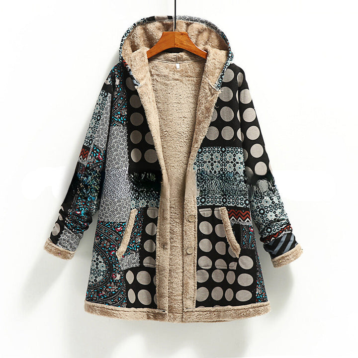 Drune | Fuzzy Patchwork Jacke