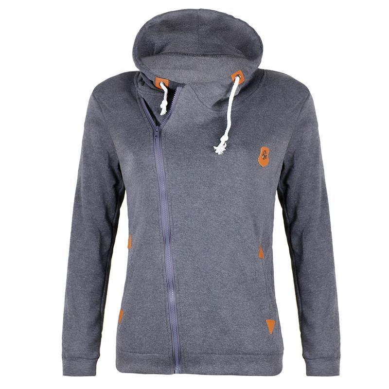 Drune | Größe Reißverschluss Taschen mit Kordelzug Hoodie
