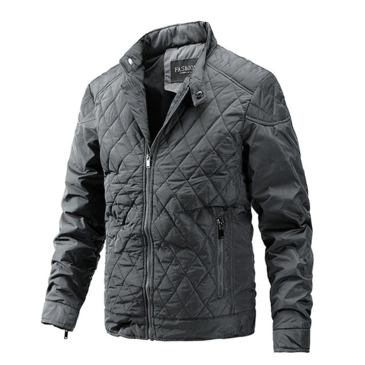 Drune | Herren Steppjacke - Reißverschluss vorne & Stehkragen