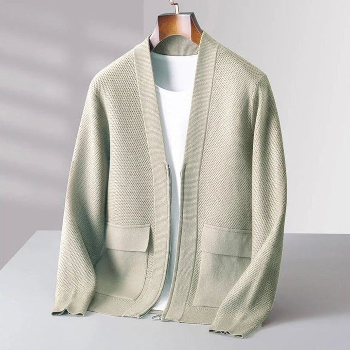 Drune | Herren Strickjacke Aus Wolle