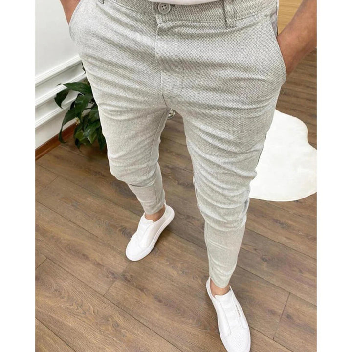 Drune | Herren Slim Fit Chinohose - Stretch Komfort, Alltag & Freizeit Look, mit Taschen