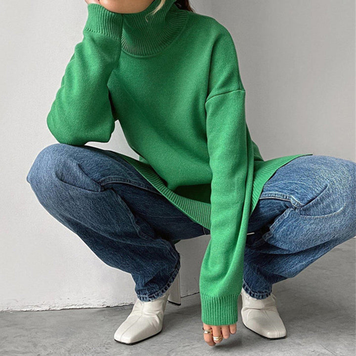 Drune | Modischer Pullover mit Seitenschlitzen
