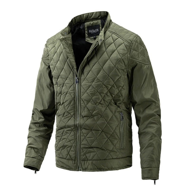 Drune | Herren Steppjacke - Reißverschluss vorne & Stehkragen