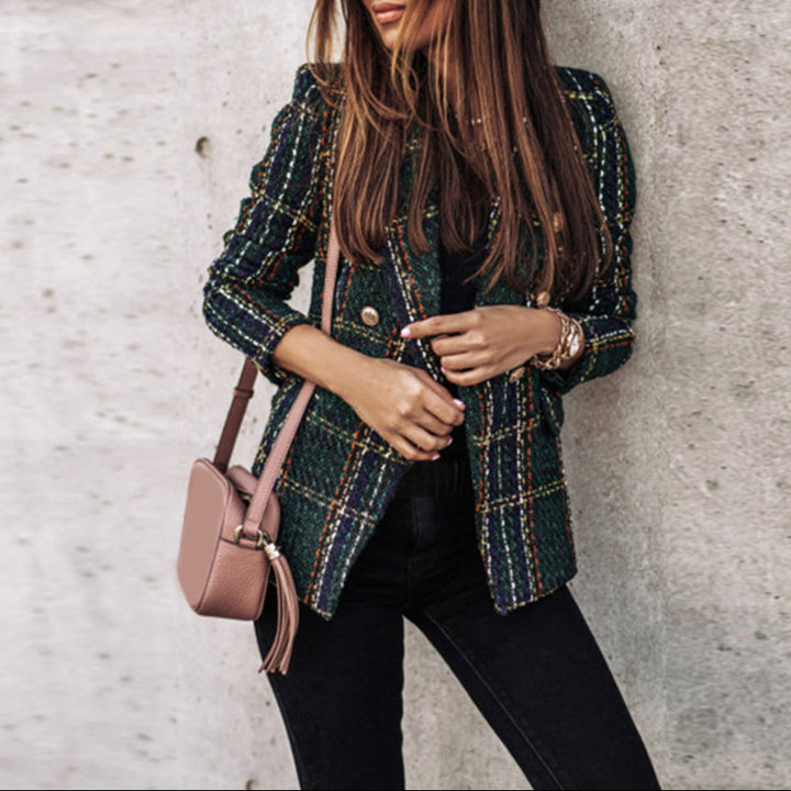 Drune | Damen Klassische Blazer mit Einreiher Stil