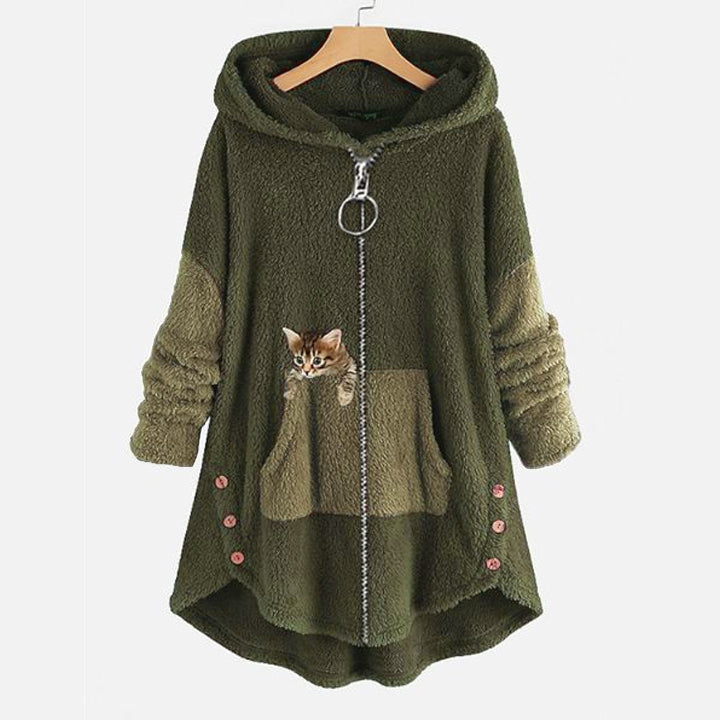 Drune | Fleecejacke mit Kapuze
