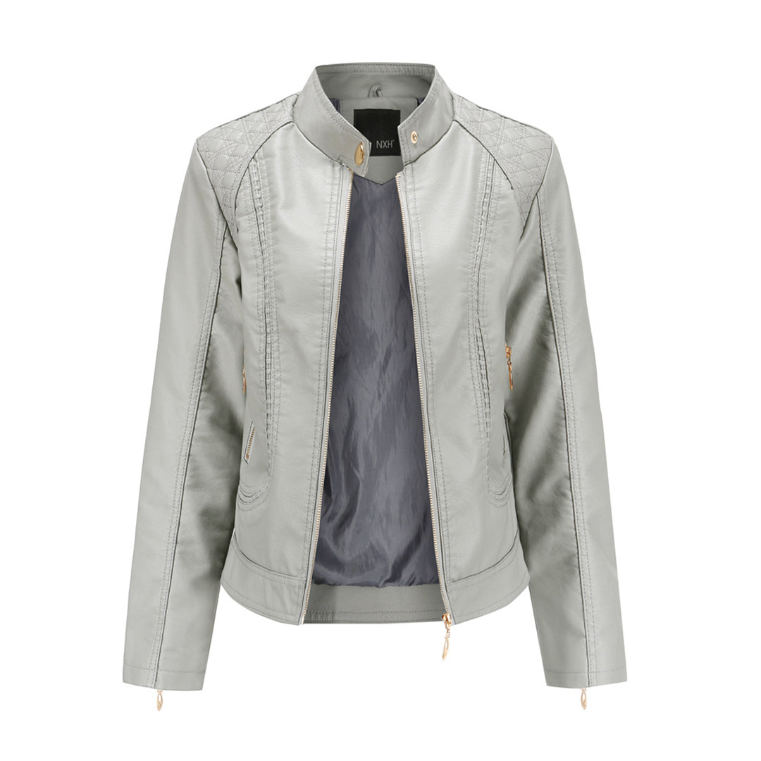 Drune | Stilvolle Leder Damenjacke aus echtem Leder