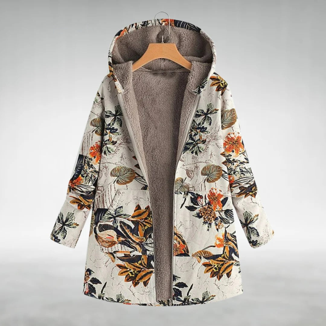 Drune | Geblümte Fleecejacke