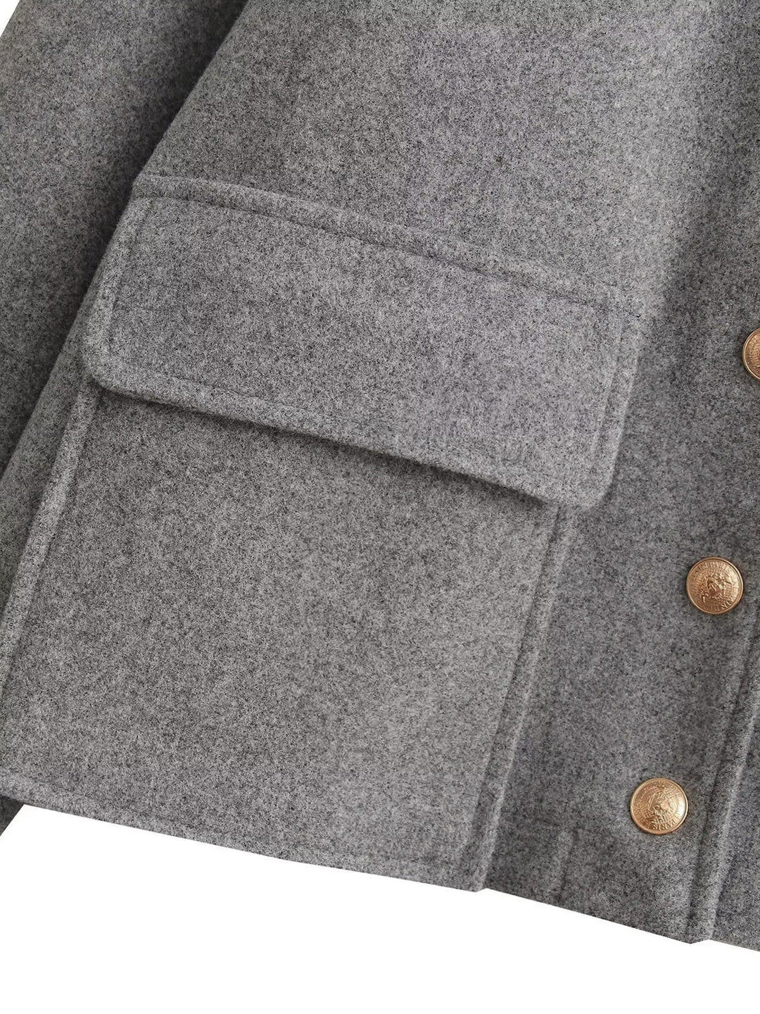 Drune | Jacke Kurz Kapuze Wolljacke Damenjacke
