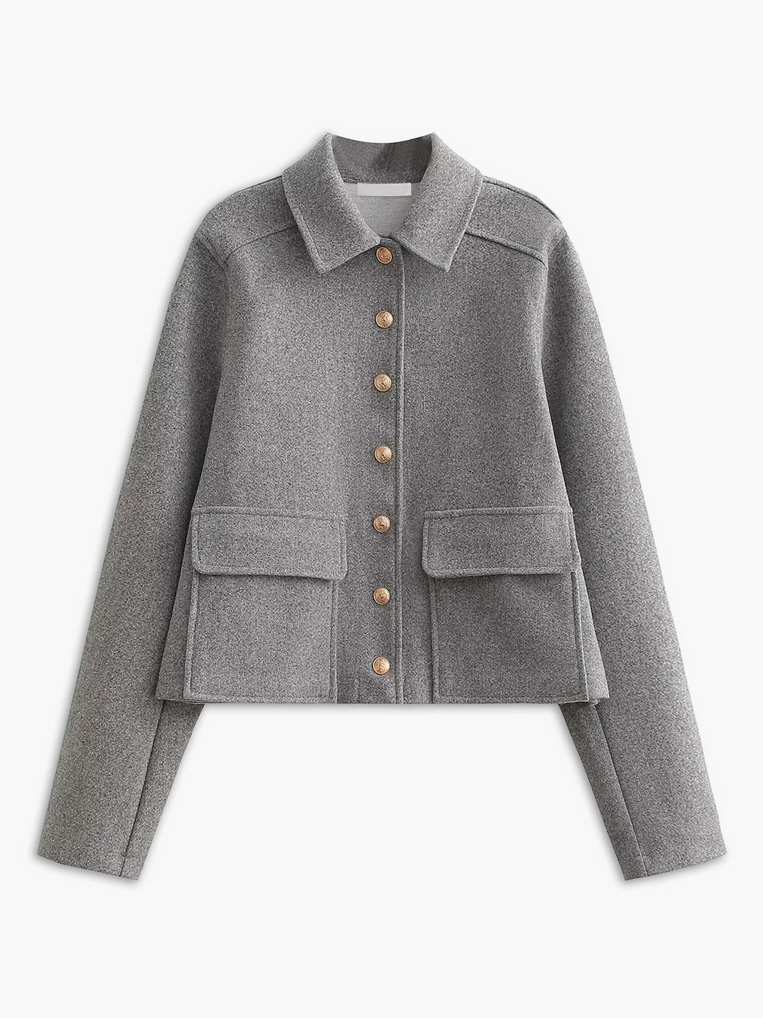 Drune | Jacke Kurz Kapuze Wolljacke Damenjacke