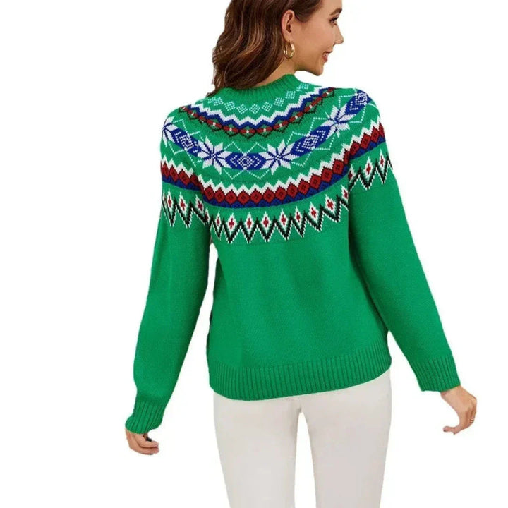 Drune | Weihnachts pullover Damen - Warmer Strick Winter pullover
