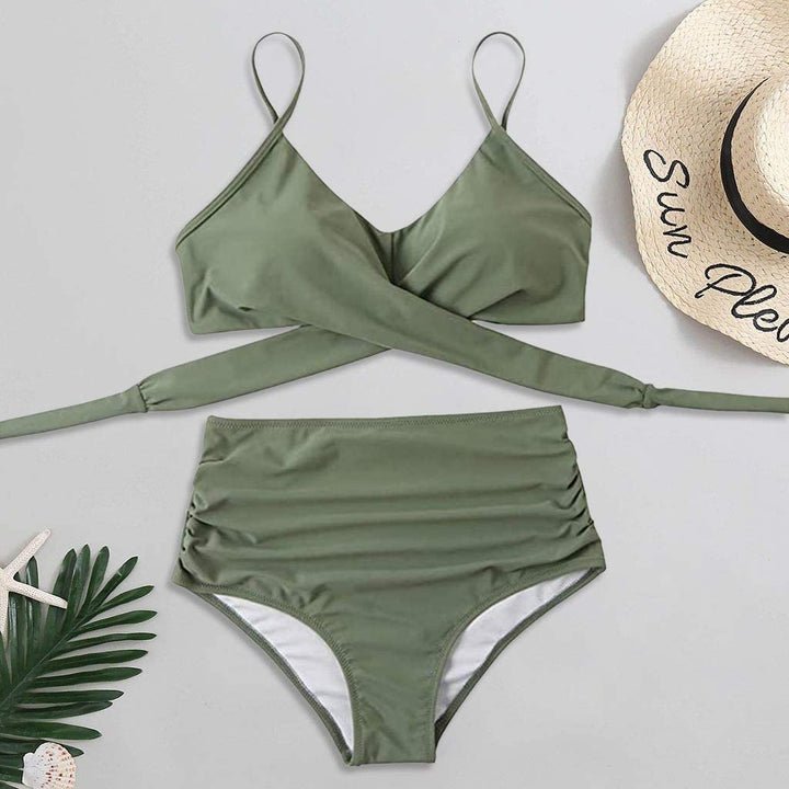 Drune | Buntes High-Waist-Biki für Damen
