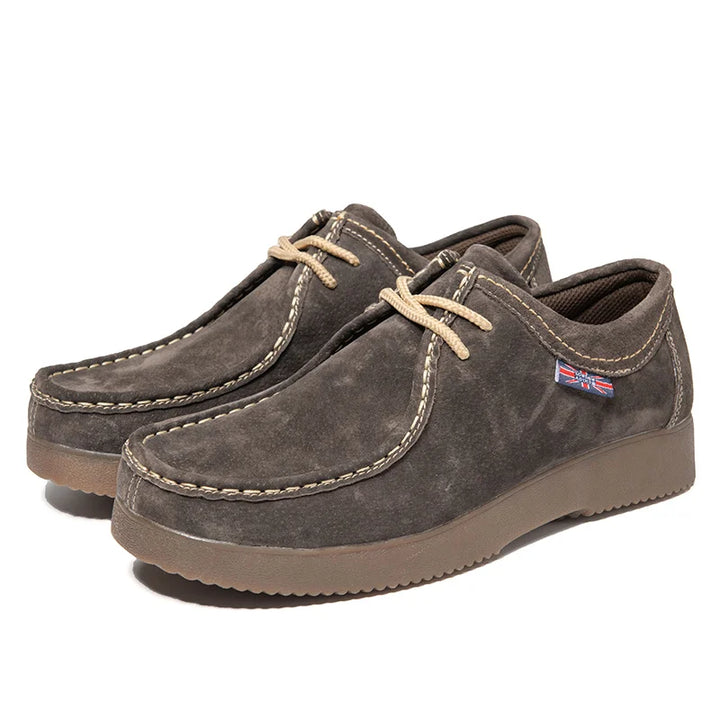 Drune | Bequeme Wildlederschuhe mit Anti Rutsch Sohle für Mehr Komfort