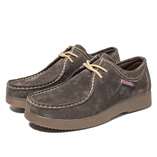 Drune | Bequeme Wildlederschuhe mit Anti Rutsch Sohle für Mehr Komfort