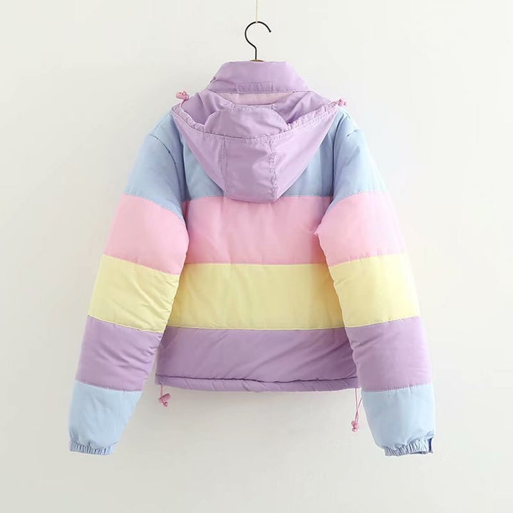 Drune | Damen Winterjacke in Pastelltönen