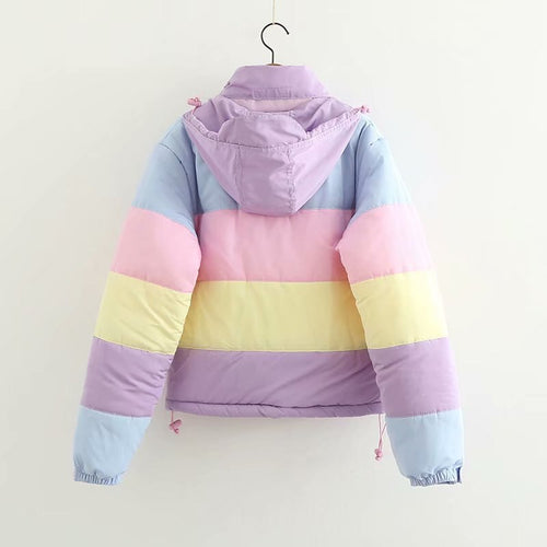 Drune | Damen Winterjacke in Pastelltönen
