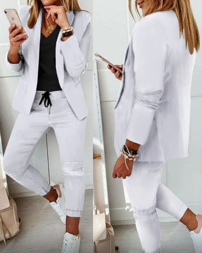 Drune | Elegantes Blazer-Set [Blazer+Hose]
