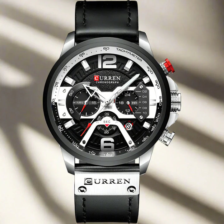 Drune | Luxus Militär Leder Uhr Für Herren