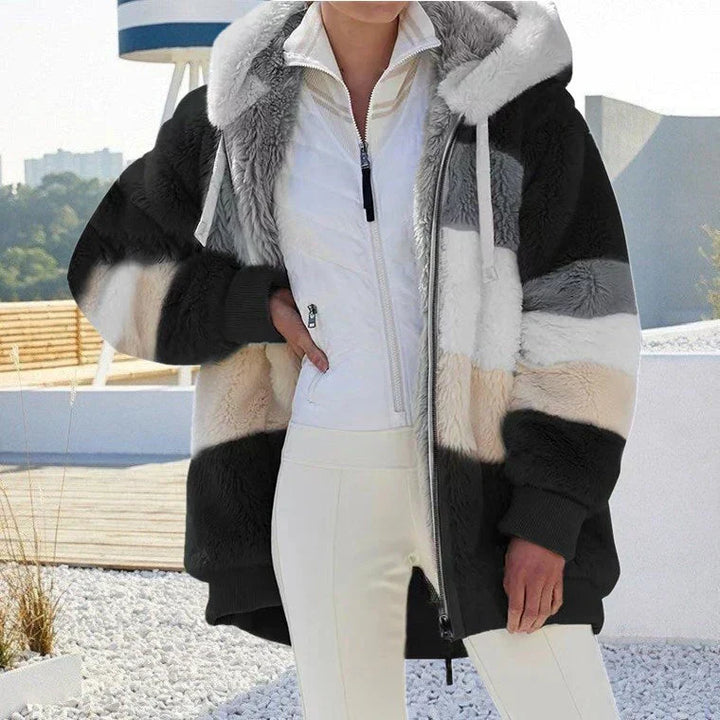Drune | warmer und eleganter pelzmantel für damen