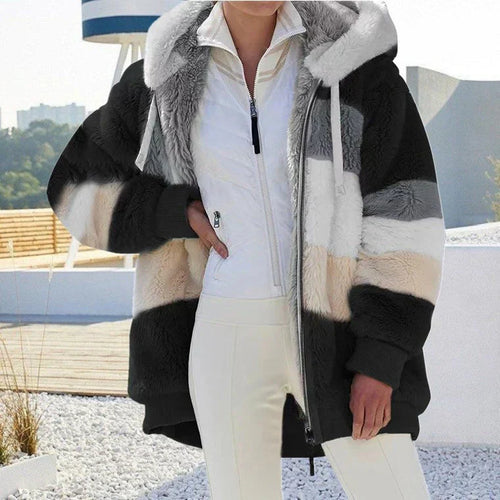 Drune | warmer und eleganter pelzmantel für damen
