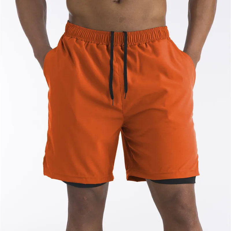Drune | 2 in 1 Laufshorts Mit Sicherer Tasche Leicht & Atmungsaktiv
