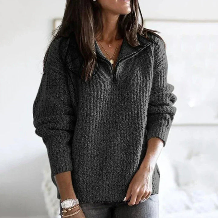 Drune | Reißverschluss-Pullover für Damen