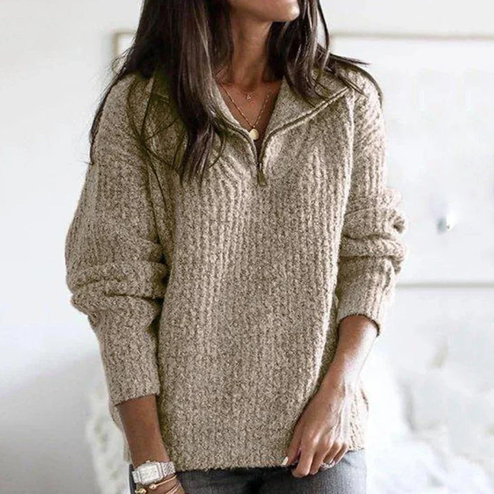 Drune | Reißverschluss-Pullover für Damen