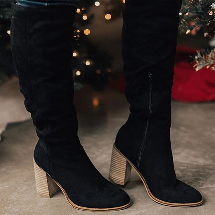 Drune | Damen Overknee-Stiefel