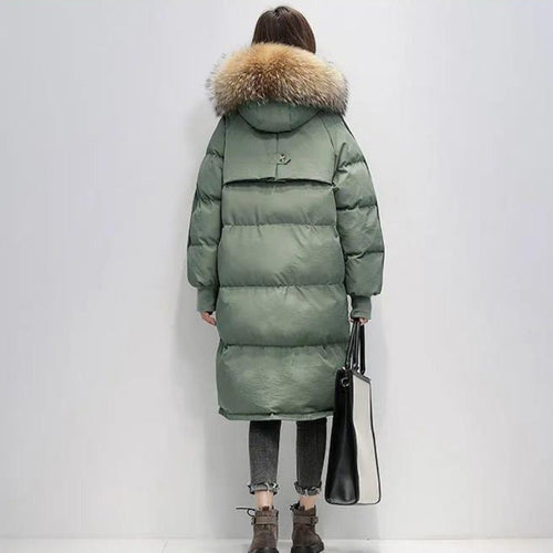 Drune | Damen Winterjacke mit Fell