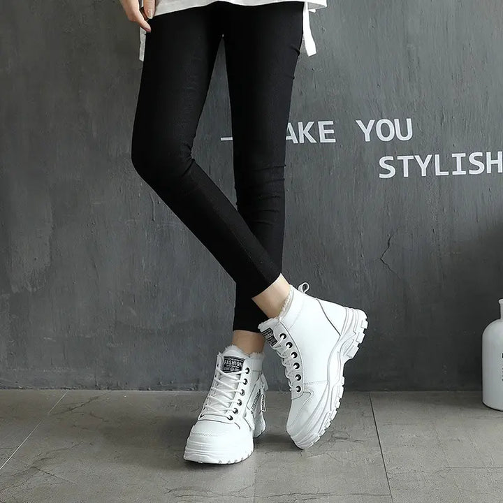 Drune-Mode - Mit Fleece-Wolle gefütterte Evolution-Schuhe