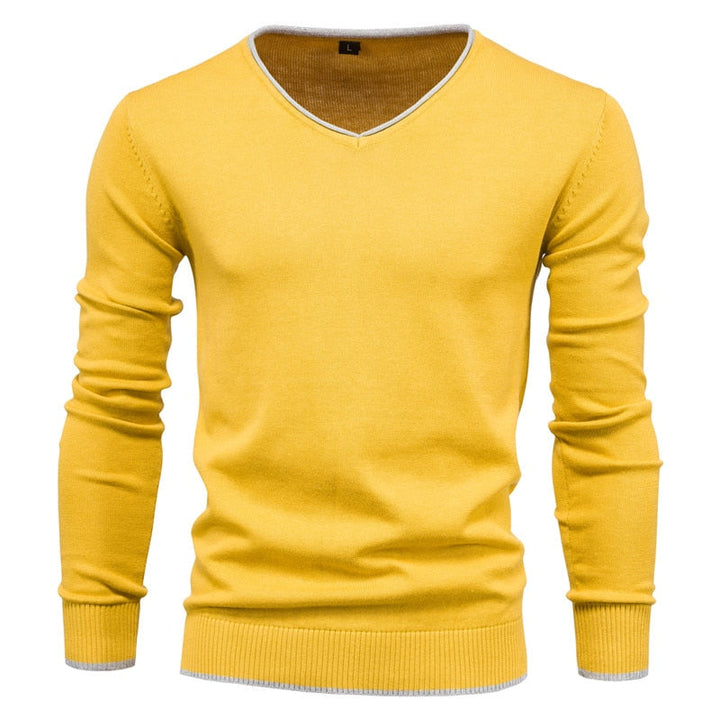 Drune | Slim Fit Pullover mit V-Ausschnitt