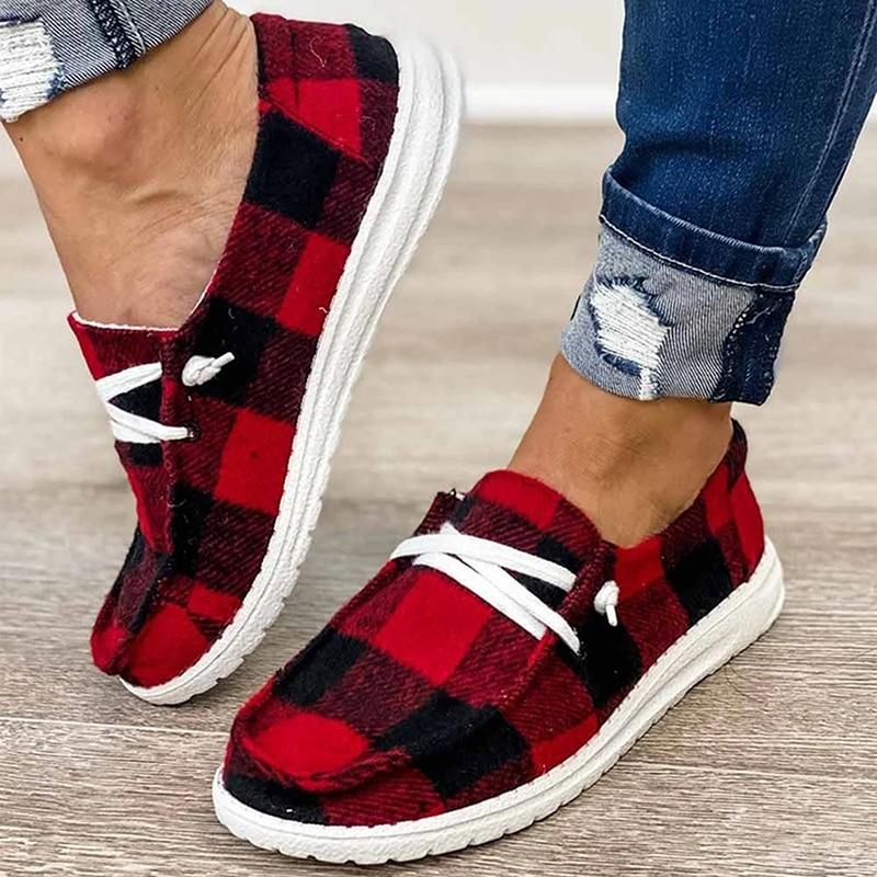 Drune | Canvas Schnürschuhe für Damen