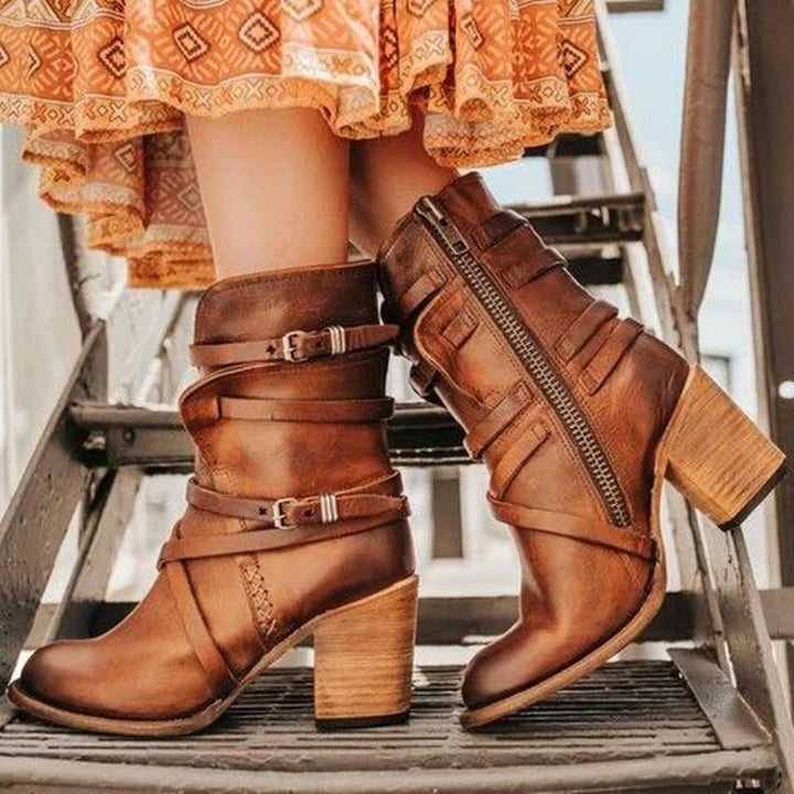 Drune - Damen Lederstiefel
