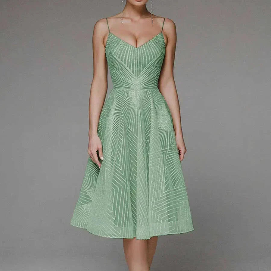 Drune | Elegantes Midi Kleid Für Anlässe Tagsüber Und Abends