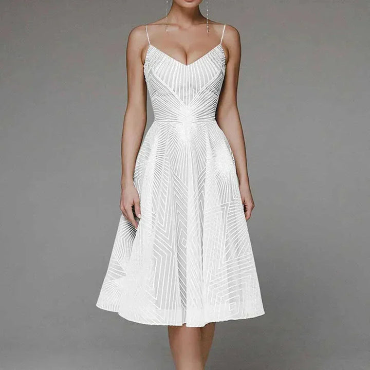 Drune | Elegantes Midi Kleid Für Anlässe Tagsüber Und Abends